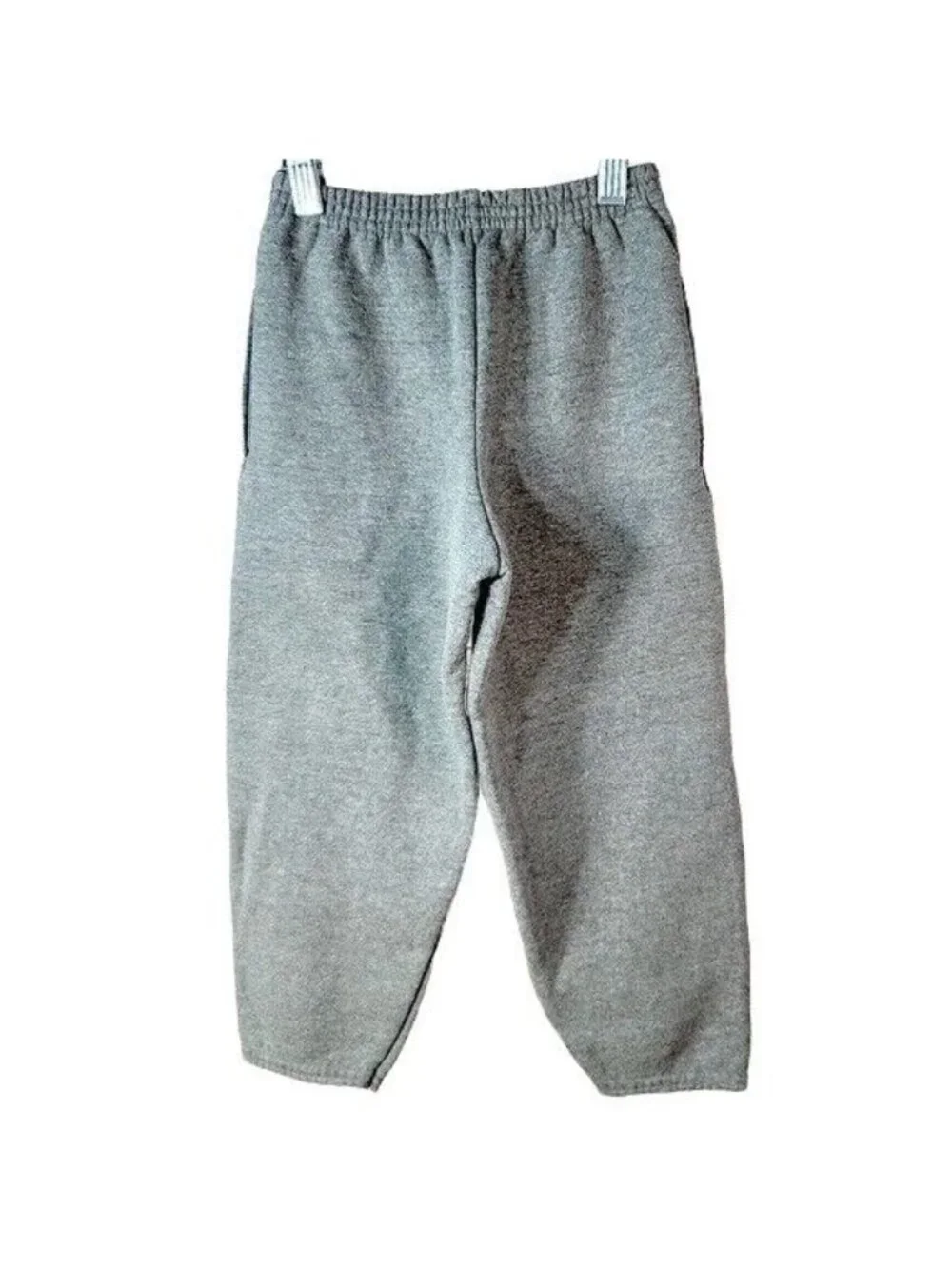 Hanes Boys Sweatpants Joggers Lot of 2 Black Gray XS Elastic Waist Cuff Pockets